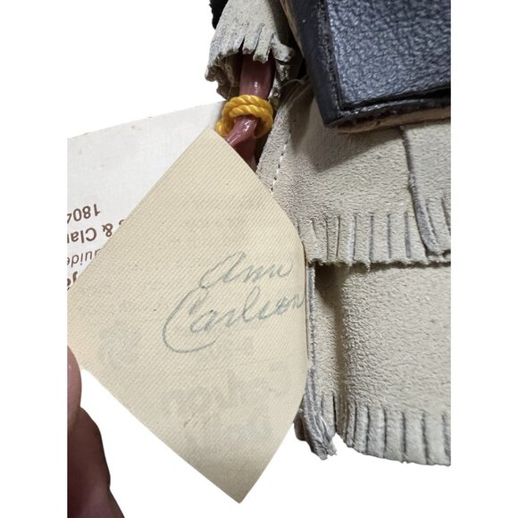 Vtg Carlson Dolls “SACAJAWEA With CHILD” Signed By Artist “Ann Carson” Eyes Move - Picture 7 of 7